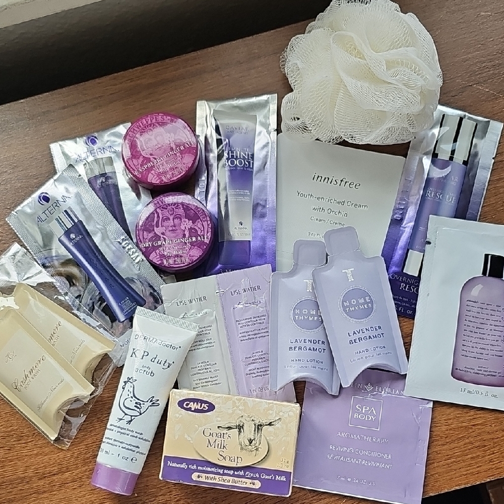 New Self Care Travel Set Thymes Altera Philosphy Lip Balm Sephora Samples Body